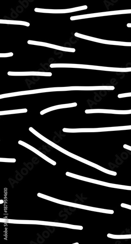 Abstract Magnetic Field Lines Background. Black and white design vector.