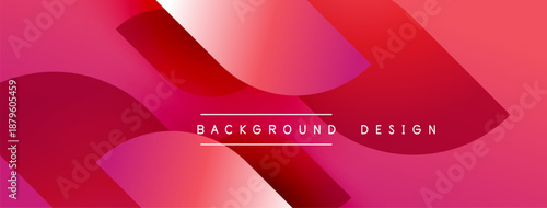 Abstract pink gradient layers create dynamic visual effect. Text reads background design centered within composition. Simple, modern aesthetic.