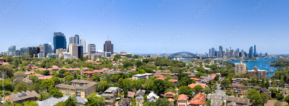 Obraz premium D Sydney Waverton North Syd to CBD short Pan