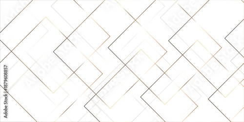 Abstract background with lines, golden color technology concept geometric line vector background.Futuristic digital landscape with lines. Concept for dynamic websites, striking posters, and business.