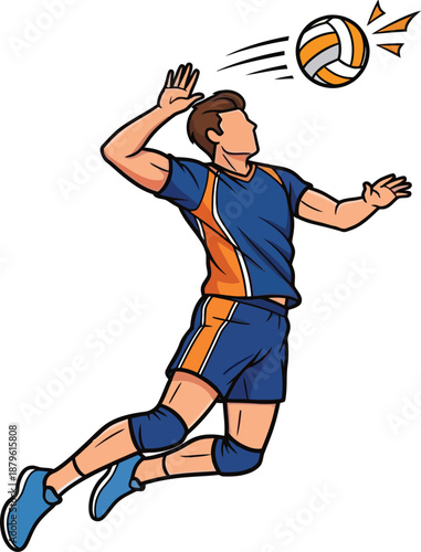 Dynamic basketball player mid-air shot isolated on transparent background, Vector