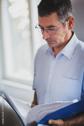 Accountant Working in Office