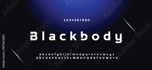 Abstract minimal future alphabet fonts. simple typography sport future creative font . vector illustrator