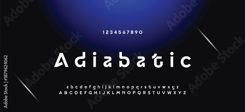 Abstract minimal future alphabet fonts. simple typography sport future creative font . vector illustrator