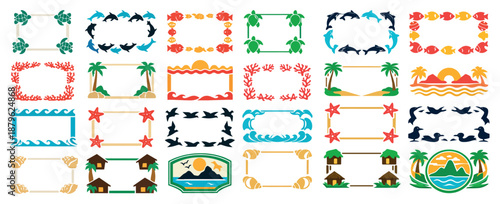 Tropical Island Frames Fernando de Noronha Beach Life