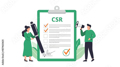CSR report checklist corporate social responsibility document.