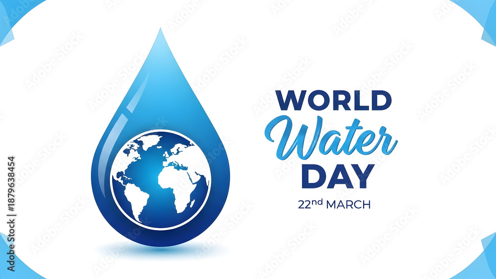 Obraz premium World water day conserving our planet's precious resource for a sustainable future