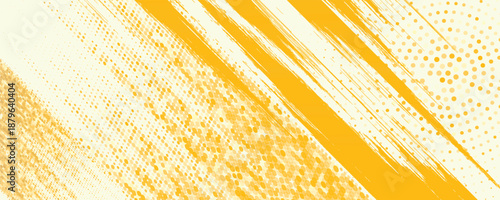 art yellow color dotted pattern background