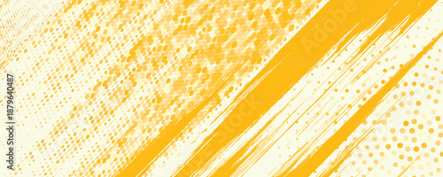 art yellow color dotted pattern background