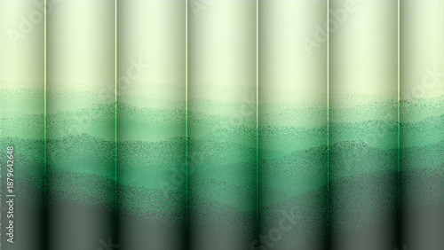 Seamless abstract green background featuring a textured fabric pattern with striped lines and light decorative textile wallpaper design