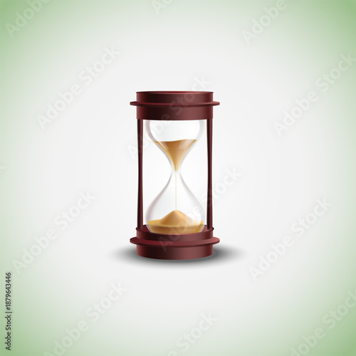 hourglass with sand
