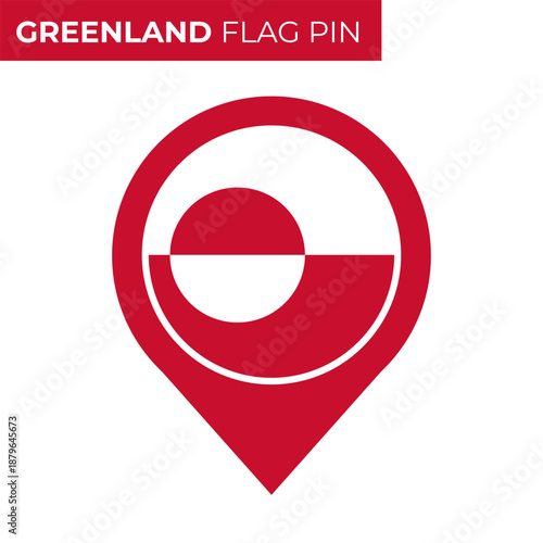 Greenland Location Pin Icon with National Flag. Greenland map pin symbol Free Download Greenland Location Pin Icon with National Flag. Greenland map pin symbol - GFXLoad