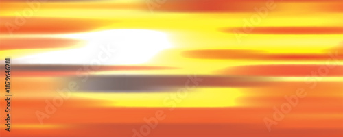 Sunset Sky Background,Autumn orange,yellow sunrise cloud over beach,Vector Summer sky with yellow,pink color in eveing,Nature landscape in winter sunlight,Cartoon Horizon Spring sundown by the Sea