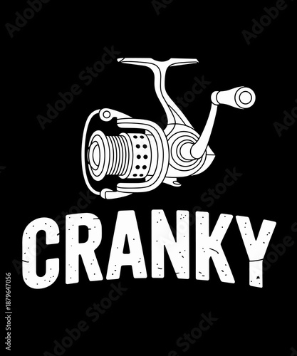 Fishing Cranky Funny Fish Bass Lover Fisherman