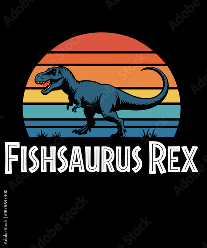 Fishsaurus T Rex Dinosaur