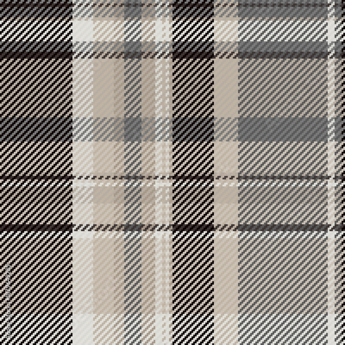 Path tartan textile check, victorian texture background fabric. Square plaid seamless vector pattern in pastel and black colors.