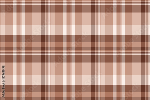 Graceful vector background tartan, show pattern seamless textile. Duvet cover texture check fabric plaid in orange and light colors.