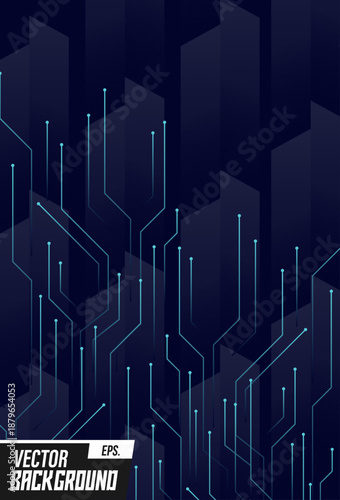 technology background pattern with modern and colorful gradient style