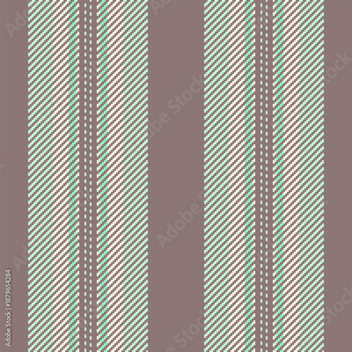 Fancy pattern vertical fabric, strip background textile lines. Track vector seamless texture stripe in pastel and light colors.