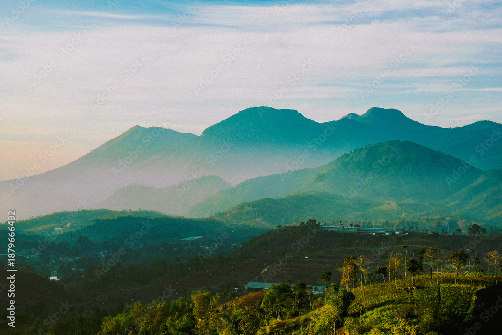 Fototapeta premium mountain landscape in the morning