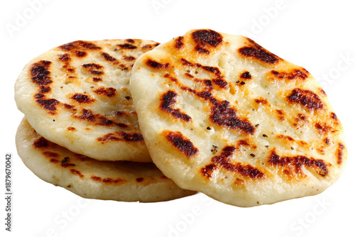 Bean Pupusa isolated on transparent background