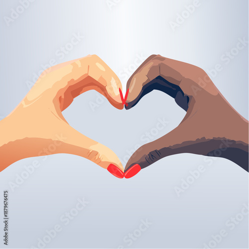 Heart held in hands showing love and care