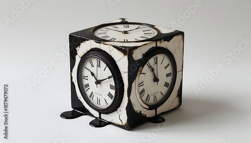 Wallpaper Mural old fashioned clock Torontodigital.ca