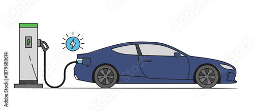Electric Vehicle Charging Station for Sustainable Transportation.