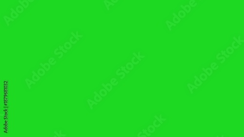 yellow laser blast animation video with green screen