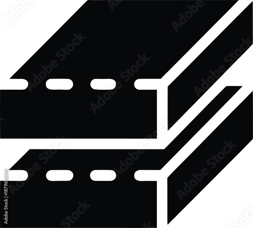 aerogel block silhouette vector illustration on transparent background