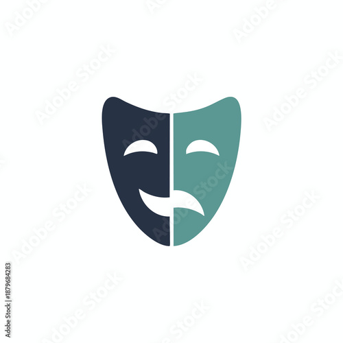 Theater Masks Symbolizing Comedy and Tragedy