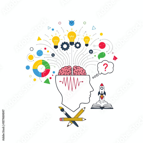 Creative Thinking and Brainstorming Concepts