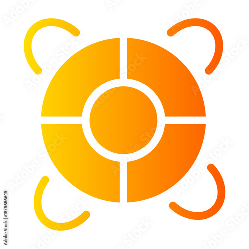lifesaver gradient icon