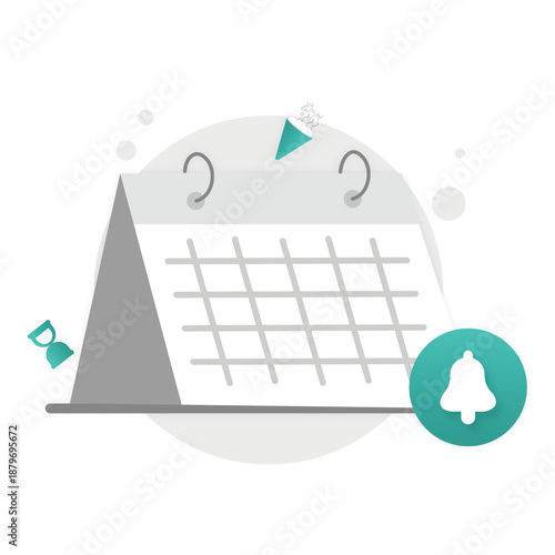 Calendar Schedule Notification amp Deadline Illustration