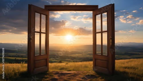 Wallpaper Mural sunset in the morning Torontodigital.ca