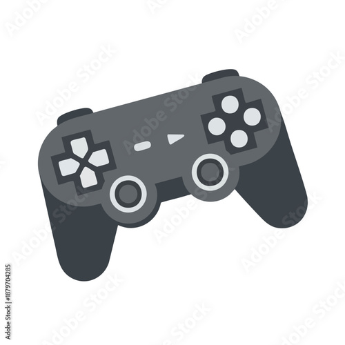 Modern Gray Game Controller Icon