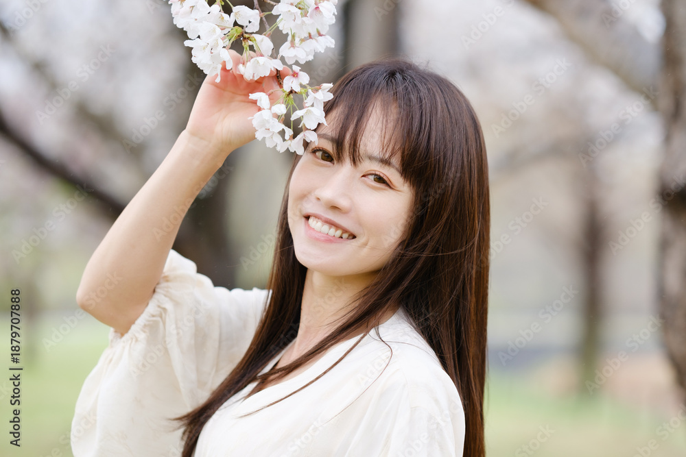 Naklejka premium 美しい日本女性