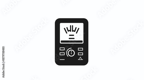 Remote Control with Sun Icon Display.