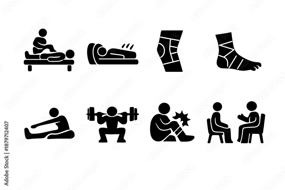 custom made wallpaper toronto digitalSports Physiotherapy Icons. Sports Physiotherapy. Filled icon set of Sports Physiotherapy: athlete