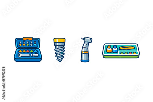 Dental Implants and Tools Collection