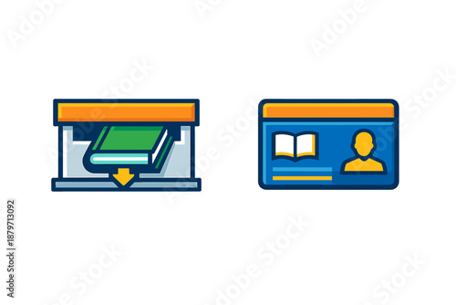 Library icons