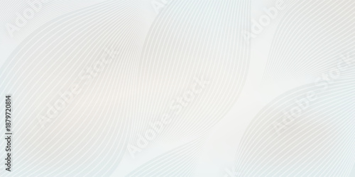 Premium background design with white line pattern (texture) in luxury pastel colour. Abstract horizontal vector template. modern