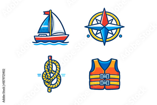 Nautical Icons Set