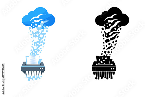 Cloud data shredding concept