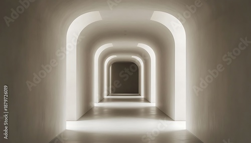 Wallpaper Mural corridor with columns Torontodigital.ca