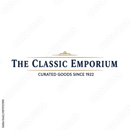 The Classic Emporium Logo Design Element.