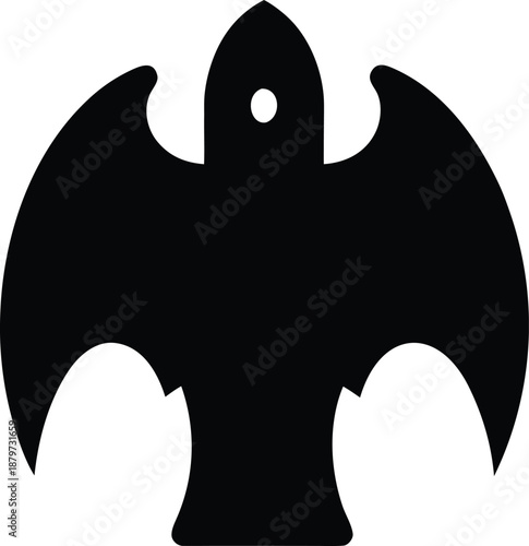 basilisk silhouette vector illustration on transparent background