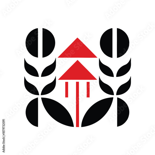 Elegant Dining Set With Upholstered Chairs