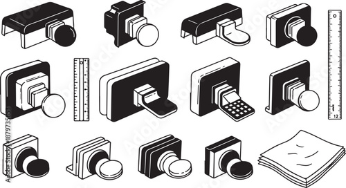 Various Camera Angles and Perspectives in Black and White
