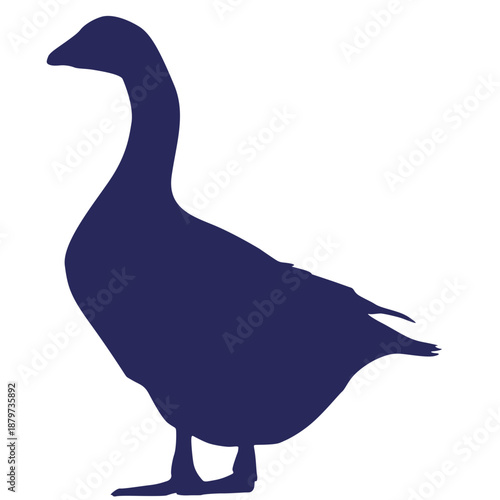 Vector Goose silhouette
